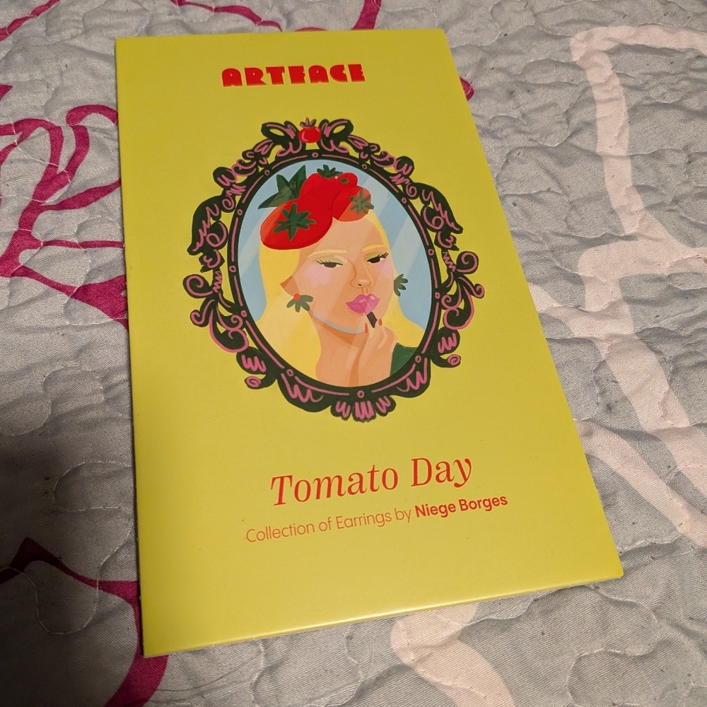 Arteface 'Tomato Day' July Earrings Collection